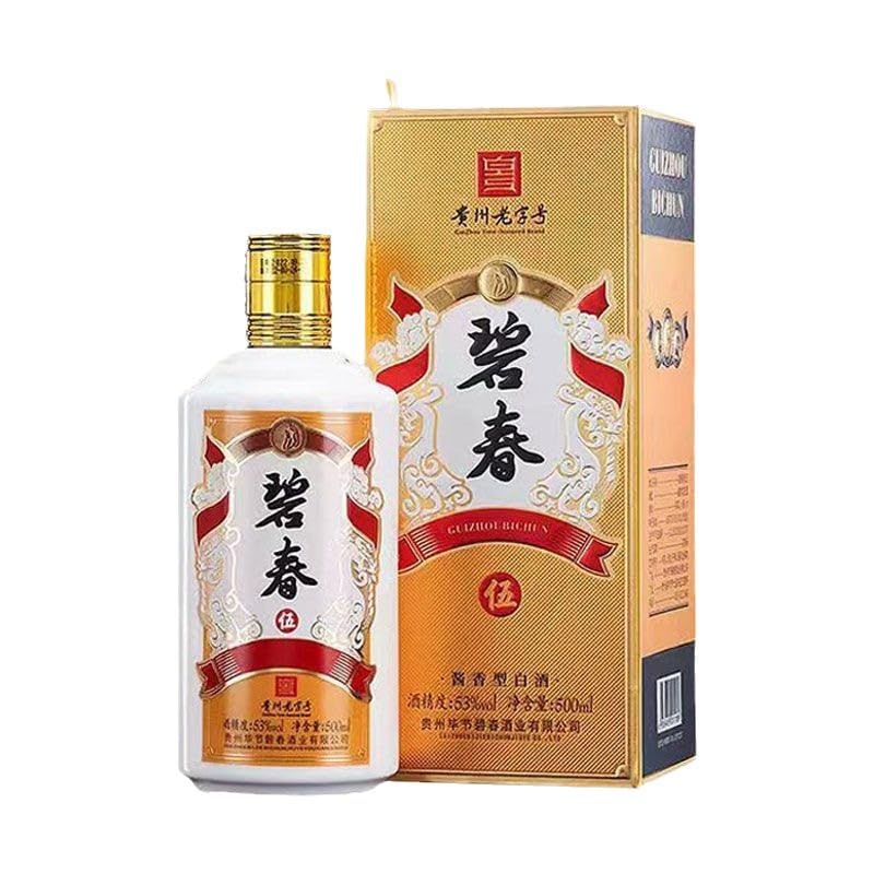 貴州 碧春 500mL 53% Amazon.co.jp: 貴州碧春 白酒, 53度, 500ml, 酱香型, ギフトボックス